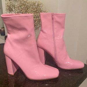 Steve Madden Pink Ankle Booties